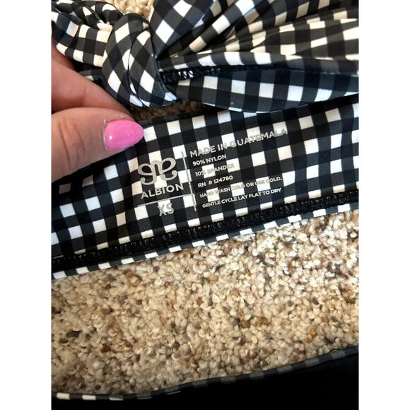 Albion Fit Gingham Bikini Swimsuit - Picture 4 of 5